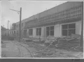 Kvarnsvedens pappersbruk, C 6506.  6-10-1930. Vy över bygget.