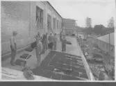 Kvarnsvedens pappersbruk, C 6515.  13-10-1930. Vy över bygget.