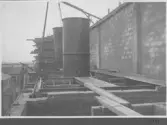 Kvarnsvedens pappersbruk, C 6531.  27-10-1930. Vy över bygget.