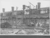 Kvarnsvedens pappersbruk, C 6559.  24-11-1930. Vy över bygget.