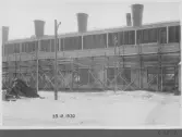 Kvarnsvedens pappersbruk, C 6579.  23-12-1930. Vy över bygget.