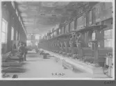 Kvarnsvedens pappersbruk, C 6597.  9-2-1931. Interiör bruket, Montering av pappersmaskin, PM8