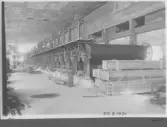 Kvarnsvedens pappersbruk, C 6600.  23-2-1931. Interiör bruket, Montering av pappersmaskin, PM8