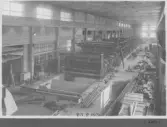 Kvarnsvedens pappersbruk, C 6601a.  23-2-1931. Interiör bruket, Montering av pappersmaskin, PM8