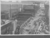 Kvarnsvedens pappersbruk, C 6609.  23-3-1931. Interiör bruket, Montering av pappersmaskin, PM8