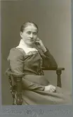 Porträtt av hustru Anna Schönning, Gefle (enligt text i album).