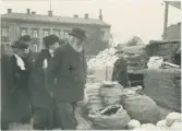 Höstmarknad på Vaksala torg, Uppsala 1913