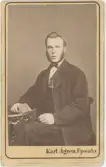 Kabinettsfotografi - man, Uppsala