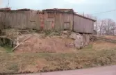 Nära Åkerström fallfärdig lada på väg från Munthers varv