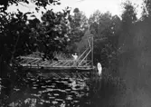 Bro över Vingåkersån vid Billsbro Gård, Vingåker, 1921