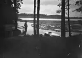 Morjanå, vid utloppen ur sjön Kolsnaren, Vingåker, 1921