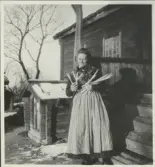 Skansen. Arbetsliv.  Ljusstöpning. Elin Karlsson.