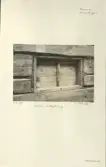 Skansen. Byggnader. Dala- och Moragården under flytten och uppförandet.
