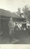 Skansen. Byggnader. Dala- och Moragården under flytten och uppförandet.
 Invigningen.