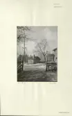 Skansen. Byggnader. Dala- och Moragården under flytten och uppförandet.
