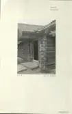 Skansen. Byggnader. Dala- och Moragården under flytten och uppförandet.
