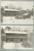 Skansen. Byggnader. Dala- och Moragården under flytten och uppförandet.
 Nåsboden.