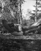 Man sover i hängmattan, Uppsala, Uppland