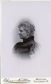 Porträtt av Elisabeth Gustafsson (lärarinna).