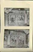 Skansen. Byggnader. Delsbogården.  Västerängsstugan. Tjärnmyratapeterna.