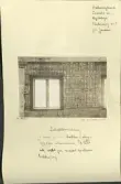 Skansen. Byggnader. Delsbogården.  Västerängsstugan. Schablonmålning.