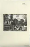 Skansen. Byggnader. Delsbogården.  Under byggnad 1939-40.