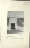 Skansen. Byggnader. Delsbogården före flyttningen. Västeräng nr 4. Herrstugans spis.