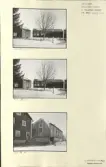 Skansen. Byggnader. Delsbogården före flyttningen. Gåsbackafäjset. Från rivningen mars 1939.