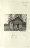 Skansen. Byggnader. Delsbogården före flyttningen. Sunnanås. Härbret.