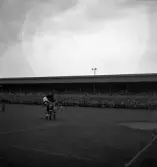 Fotbollsmatch ÖSK - IFK Norrköping, 1948-08-22