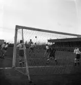 Fotbollsmatch ÖSK - IFK Göteborg, 1949-04-10