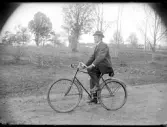 Man på cykel