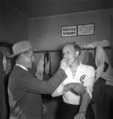 Fotbollsmatch ÖSK - Malmö FF, 1949-05-15