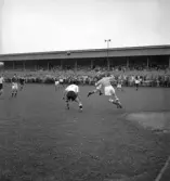Fotbollsmatch ÖSK - Sundbybergs IK, 1949-08-14