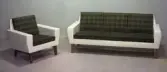 Soffa och fåtölj