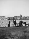 Torrskodd över fjärden