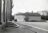 Carlgrenska skolan intill Stigbergstorget uppfördes år 1827, Gathenhielmska Huset till vänster i bild.
Majornas fattigfriskola.
ca 1914-1918