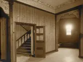 Interiör på Lödöseskolan som uppfördes under åren 1919-1921 och låg på Harald Stakegatan. Arkitekt var Johan Jarlén.
Åren 1952–1953 byggdes en ny skolbyggnad i anslutning till den gamla. Arkitekterna var Ragnar Ossian Swensson och Mandus Mandelius. När den nya tillbyggnaden invigdes 1953 bytte skolan namn till Gamlestadsskolan.
