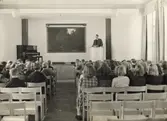Nylöseskolan uppfördes 1940 efter ritningar av arkitekten R.O. Swensson.
Samlingssal Nylöseskolan.