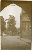Stadsporten Kütertor i Stralsund, sommaren 1930 (enligt text i album).