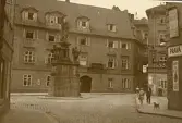 Hotel u Staré posty i Prag, sommaren 1930 (enligt text i album).