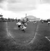Fotbollsmatch ÖSK - Reymersholms IK, 1950-05-14