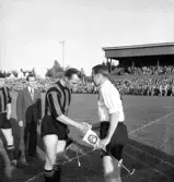 Fotbollsmatch ÖSK - Atalanta, 1950-06-20
