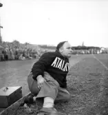 Fotbollsmatch ÖSK - Atalanta, 1950-06-20