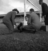 Fotbollsmatch ÖSK - AIK, 1950-08-13