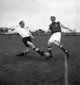 Fotbollsmatch ÖSK - GAIS, 1950-10-01