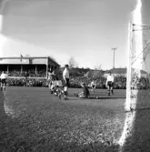 Fotbollsmatch ÖSK - Djurgårdens IF, 1950-10-22