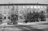 Teologen 12. Byggnad I, fasad mot sydost.