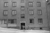 Banken 9. Byggnad I, fasad mot nordost.
