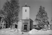 Rådmannen 1. Byggnad I, kyrkbyggnad. Gavel mot sydost. Brunnshusgatan.
